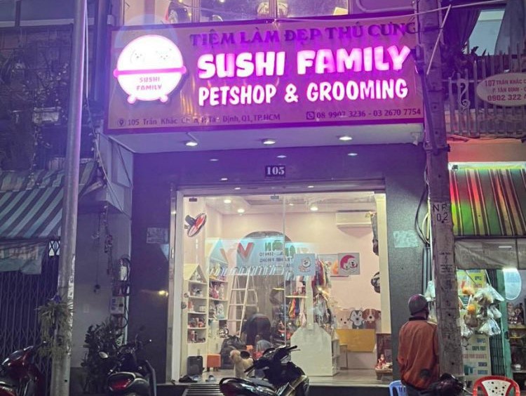 Cửa hàng thú cưng quận 1 Sushi Family chất lượng toàn diện