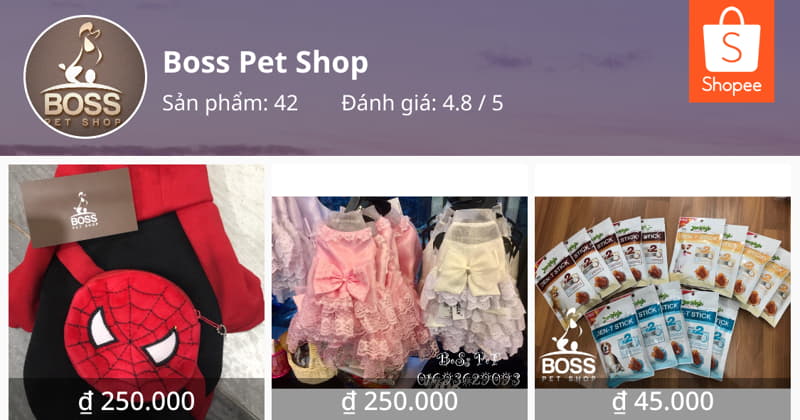 Cửa hàng thú cưng quận 7 Boss Pets Shop