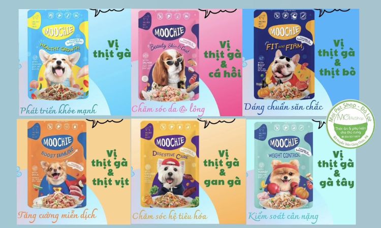 Moi PetShop Đà Lạt có đa dạng sản phẩm thú cưng
