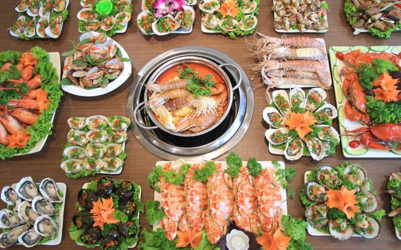nhà hàng hải sản ngon ở Hà Nội SET Buffet (2)