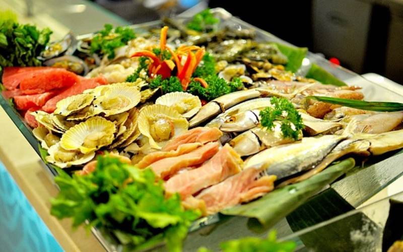 nhà hàng hải sản ngon ở Hà Nội SET Buffet (1)