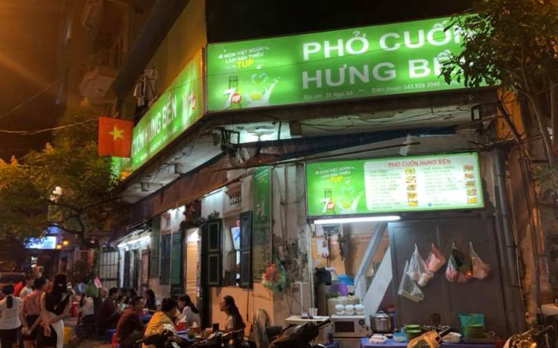 nhà hàng ngon quận Ba Đinh phở cuốn hưng bền (1)