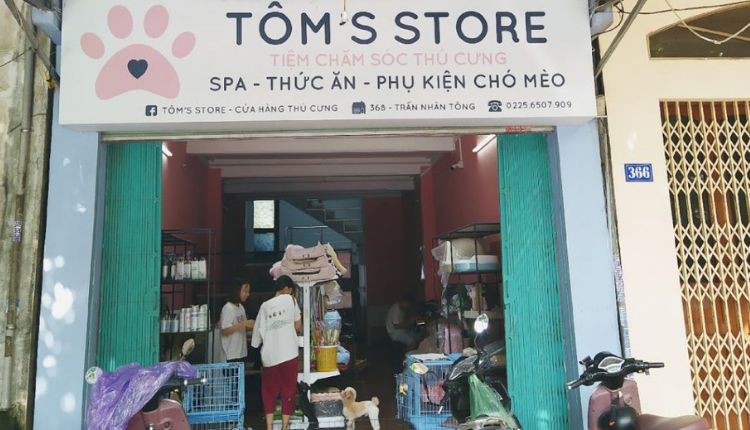Pet shop thú cưng Nhà Tôm đa dạng sản phẩm 